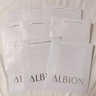 アルビオン(ALBION)のALBION 紙袋 5枚セット(ショップ袋)