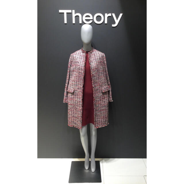 theory(セオリー)のTheory 20ss ツイードコート レディースのジャケット/アウター(ロングコート)の商品写真