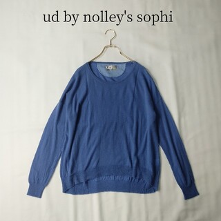 ノーリーズ(NOLLEY'S)のud by nolley's sophi 長袖ニット ライトブルー サイズ38(ニット/セーター)
