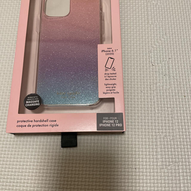 kate spade new york(ケイトスペードニューヨーク)の新品　ケイトスペードiPhone Case キラキラグリッターiPhone12 スマホ/家電/カメラのスマホアクセサリー(iPhoneケース)の商品写真