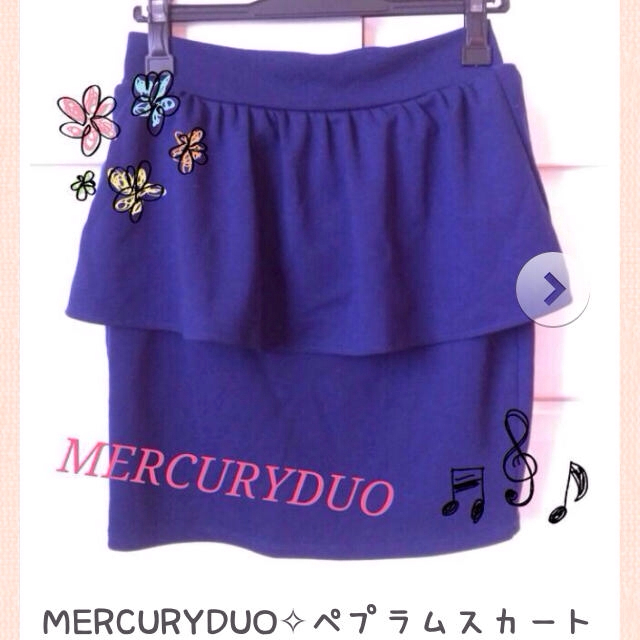 MERCURYDUO(マーキュリーデュオ)のMERCURYDUO❤︎ペプラムスカート レディースのスカート(ミニスカート)の商品写真