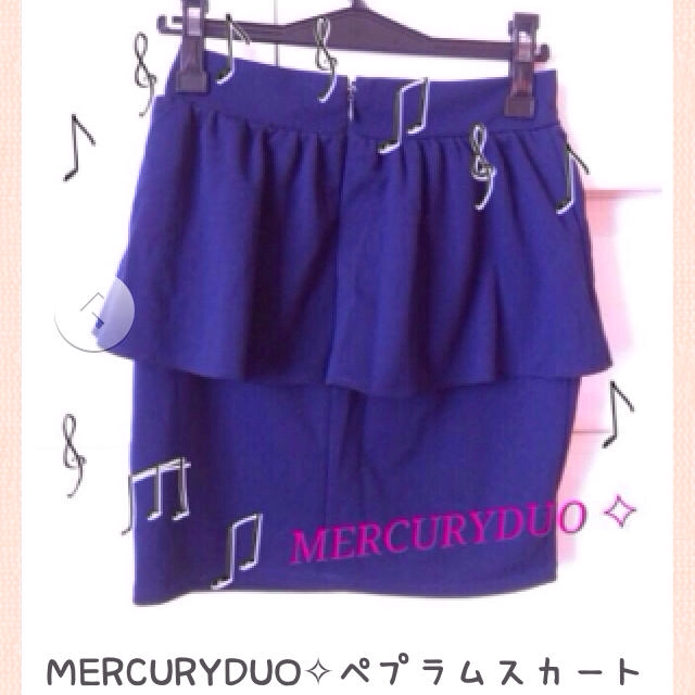 MERCURYDUO(マーキュリーデュオ)のMERCURYDUO❤︎ペプラムスカート レディースのスカート(ミニスカート)の商品写真