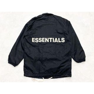 フィアオブゴッド(FEAR OF GOD)のFOG Essentials コーチジャケット 黒L fear of god(ナイロンジャケット)