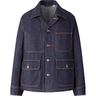 ルメール(LEMAIRE)のuniqlo u デニム　カバーオール　セットアップ　L ルメール(Gジャン/デニムジャケット)