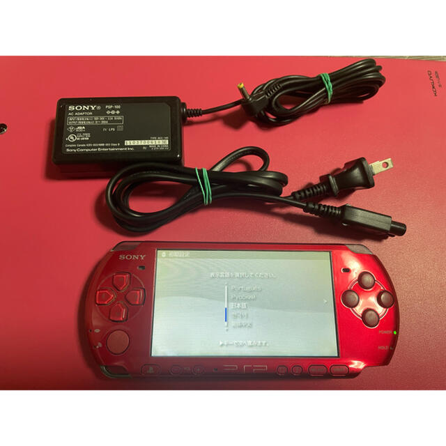 PSP-3000 レッド 2 - 携帯用ゲーム機本体