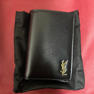 イヴサンローランボーテ(Yves Saint Laurent Beaute)のSaint Laurent 2つ折り財布 ブラック サンローラン(財布)