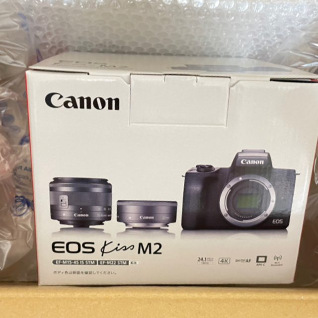 ❤️新品未使用❤️キヤノン Canon EOS Kiss M2 レンズキット❤️