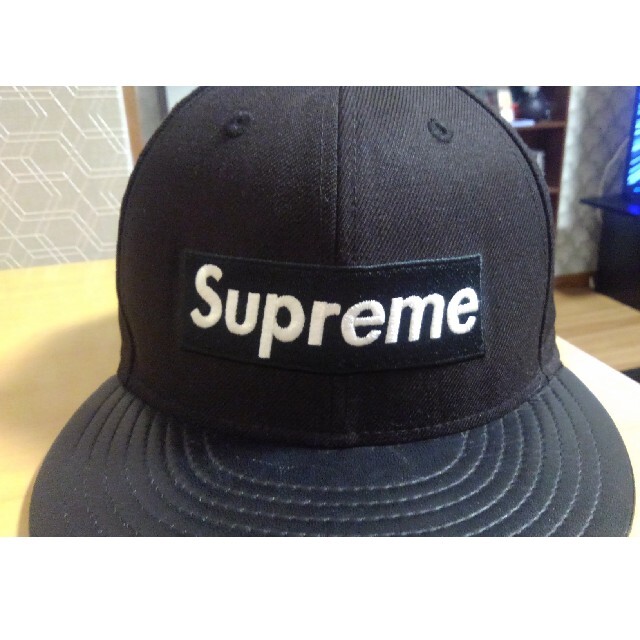 Supreme NEW ERA BOX LOGO CAP  7 1/2 黒