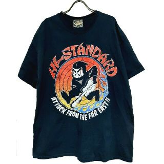 ニードルス(Needles)のHi-STANDARD 忍者フロッキープリントTシャツ XL ハイスタ(Tシャツ/カットソー(半袖/袖なし))