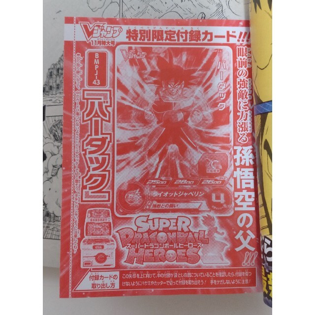 集英社(シュウエイシャ)のVジャンプ 11月号 一部付録付き 美品 エンタメ/ホビーの雑誌(ゲーム)の商品写真