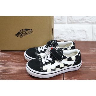 ヴァンズ(VANS)のバンズ  VANS キッズ　オールドスクール OLDSKOOL　チェッカーボード(スニーカー)