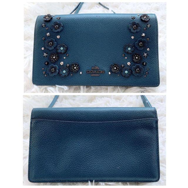 COACH - 美品♡希少 コーチ ティーローズ フォルドオーバー ショルダー ...