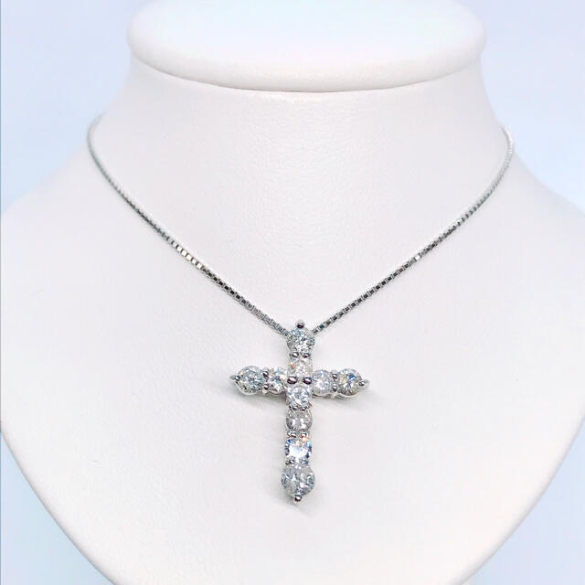 1.00ct クロス ダイヤモンド トップ PT900 十字架 ダイヤ 1ct - evc.co.il