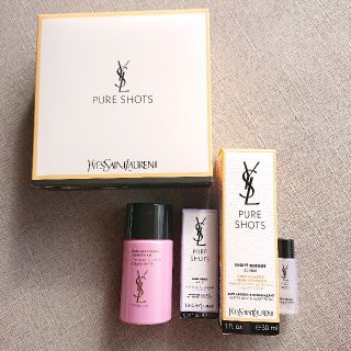 イヴサンローランボーテ(Yves Saint Laurent Beaute)のYVES SAINT LAURENT ピュアショットナイトセラム スターターキッ(美容液)