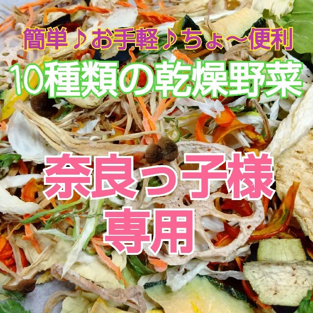 新鮮野菜 10種類の乾燥野菜おまかせMIX 50g×2袋 簡単お手軽超便利 食品/飲料/酒の食品(野菜)の商品写真