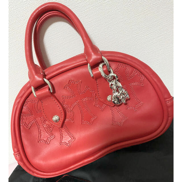 Chrome Hearts(クロムハーツ)の【新品】クロムハーツ　ミニボストン　赤 メンズのバッグ(その他)の商品写真