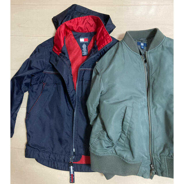 TOMMY HILFIGER(トミーヒルフィガー)のアウター　トミーヒルフィガー　フード付きジャケット　120〜130 キッズ/ベビー/マタニティのキッズ服男の子用(90cm~)(ジャケット/上着)の商品写真