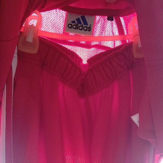 新品 adidas セットアップ♡ Mサイズ☆ 赤 RED ポリエステル100