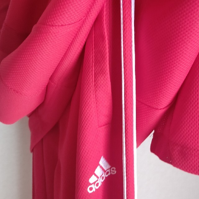 新品 adidas セットアップ♡ Mサイズ☆ 赤 RED ポリエステル100