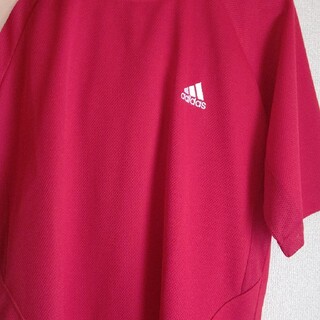 アディダス(adidas)の新品 adidas セットアップ♡ Ｍサイズ☆ 赤 RED ポリエステル100(ジャージ)