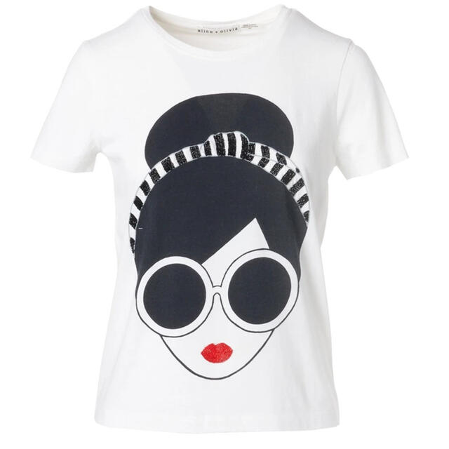 Alice+Olivia(アリスアンドオリビア)のTシャツ　alice&olivia レディースのトップス(Tシャツ(半袖/袖なし))の商品写真