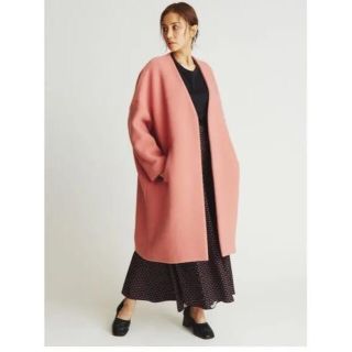 2ページ目 - ミラオーウェン ノーカラー ロングコート(レディース)の ...