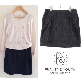 ビューティアンドユースユナイテッドアローズ(BEAUTY&YOUTH UNITED ARROWS)のゆーゆ様専用【Beauty&Youth】スカート タイトスカート(ミニスカート)