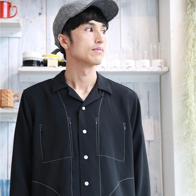 bukht New Open Coller Shirts メンズのトップス(シャツ)の商品写真