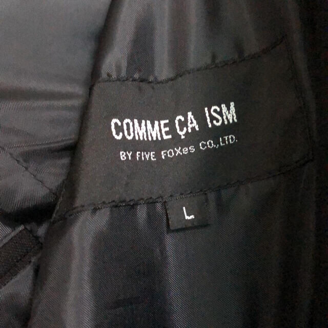 COMME CA ISM(コムサイズム)のリクルートスーツ　レディース　上下セット　Lサイズ レディースのフォーマル/ドレス(スーツ)の商品写真