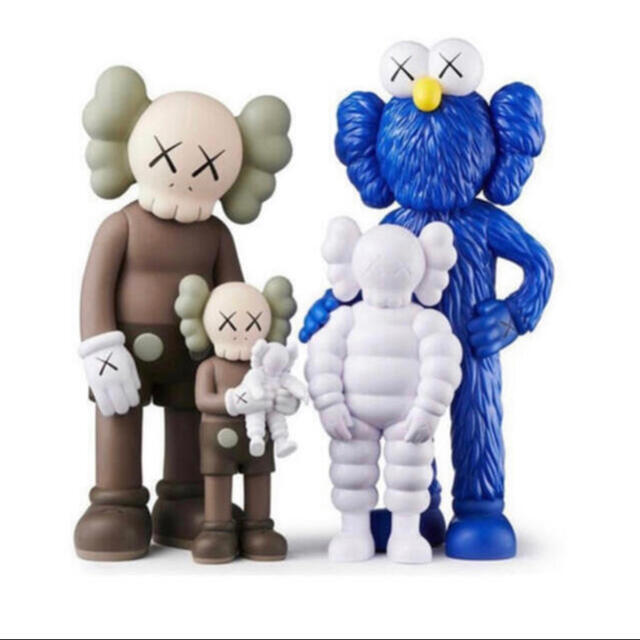 KAWS FAMILY BROWN/BLUE/WHITE