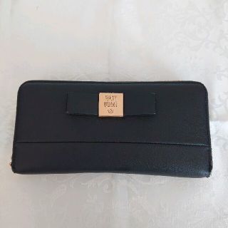 マリークワント(MARY QUANT)のマリークヮント 長財布(ブラック)(財布)