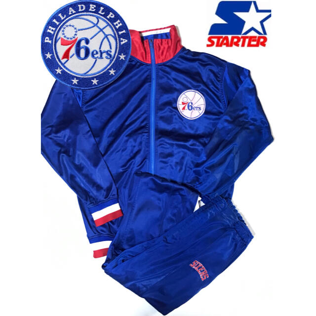 STARTER(スターター)の76ers セットアップ ジャージ STARTER スターター NBA  メンズのトップス(ジャージ)の商品写真