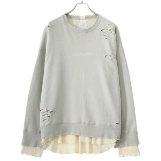 サンシー(SUNSEA)のstein（シュタイン） OVERSIZED LAYERED SWEAT LS(スウェット)