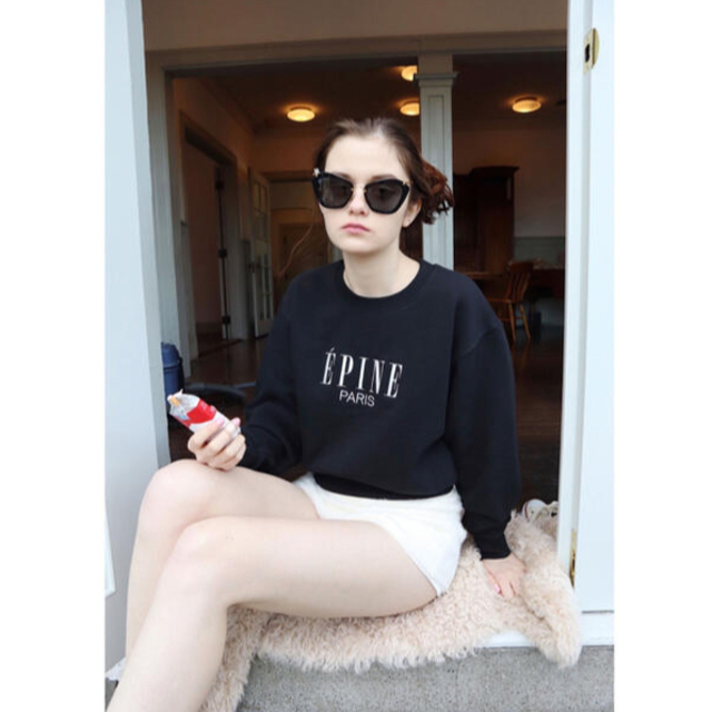 epine スウェット　ÉPINE PARIS embroidery sweat