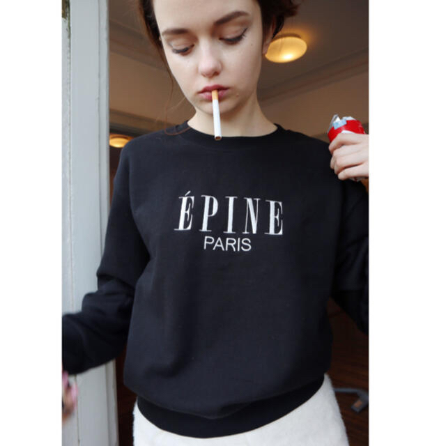 epine スウェット　ÉPINE PARIS embroidery sweat 2