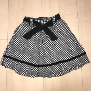 アクシーズファム(axes femme)の♪美品♪ axesfemme チェックスカート ギンガム ブロック チェック M(ひざ丈スカート)