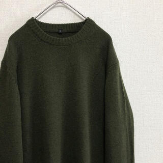 MUJI (無印良品) ニット/セーター(メンズ)（グリーン・カーキ/緑色系