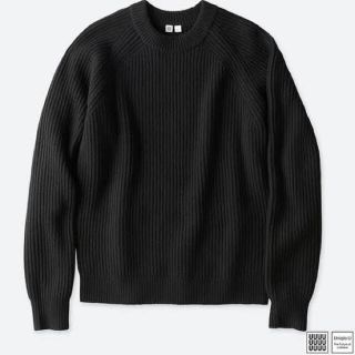 ユニクロ(UNIQLO)の17AW UNIQLO U ユニクロ ユー ラムブレンドリブクルーネックセーター(ニット/セーター)