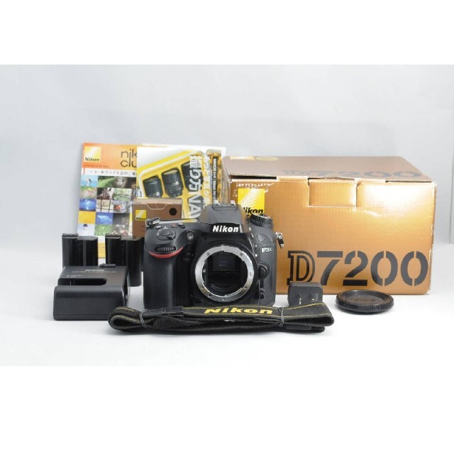 ★極上美品★ Nikon ニコン D7200 元箱付き 予備バッテリー付き