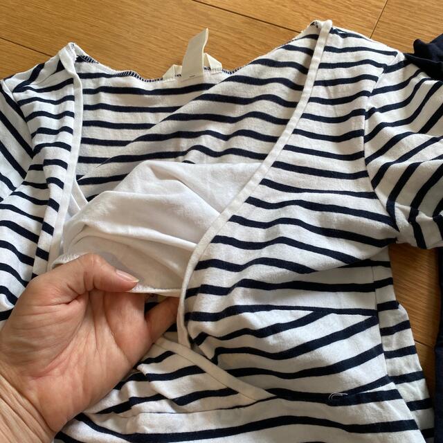 H&M(エイチアンドエム)のご専用★授乳用　Tシャツ2枚　H&M キッズ/ベビー/マタニティのマタニティ(マタニティトップス)の商品写真