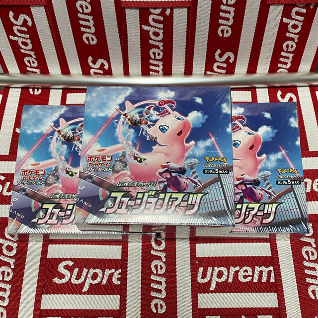 ポケモンカード　フュージョンアーツ　3BOX   新品未開封　シュリンク付き