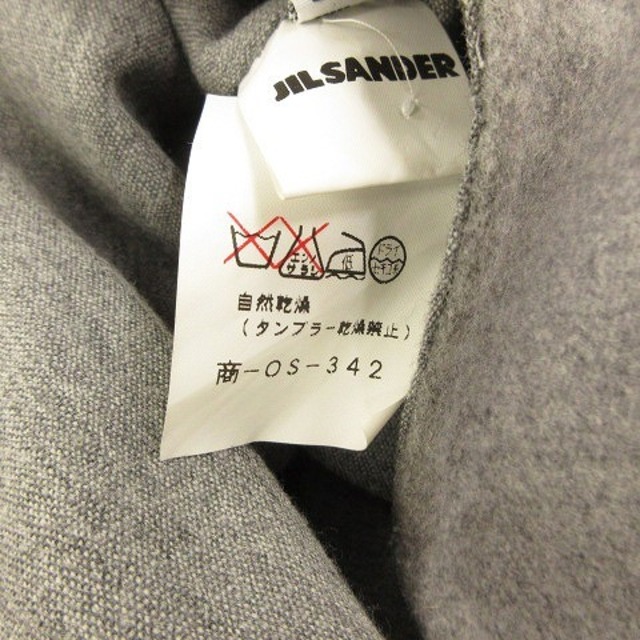 Jil Sander(ジルサンダー)のジルサンダー セットアップ スカート スーツ ウール カシミヤ混 無地 グレー レディースのフォーマル/ドレス(スーツ)の商品写真