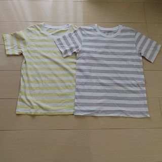 ムジルシリョウヒン(MUJI (無印良品))の140　無印良品　Tシャツ　半袖　黄色のみです(Tシャツ/カットソー)