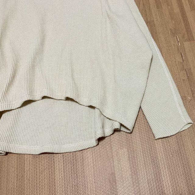 アメリカーナ ロゴ刺繍入り ヘンリーネック サーマル プルオーバー