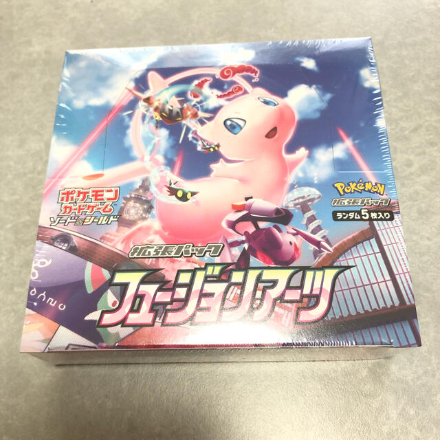 ポケモンカード　フュージョンアーツ box 新品未開封　シュリンク付