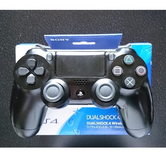 PS4 純正コントローラー・ブラック 修理清掃品 モーターレス | フリマアプリ ラクマ