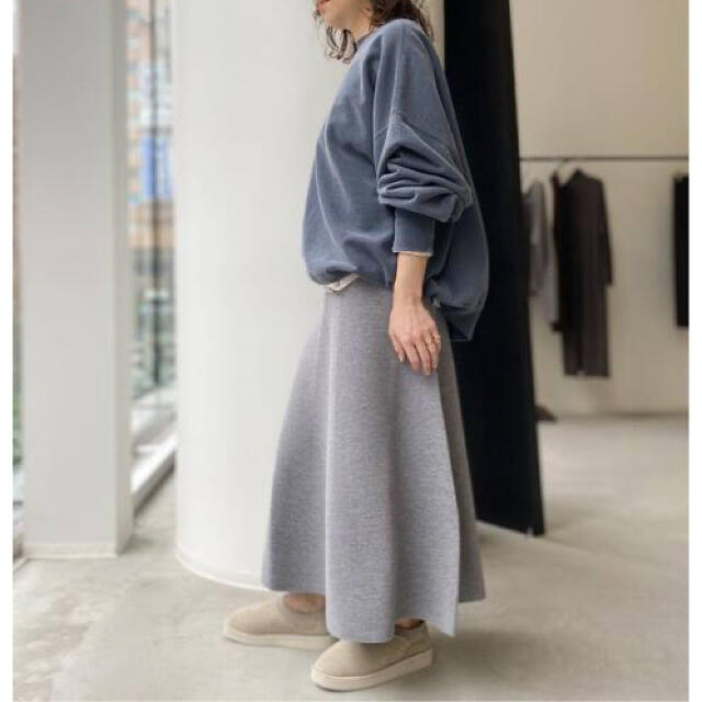 L'Appartement DEUXIEME CLASSE(アパルトモンドゥーズィエムクラス)の【L'Appartement 】Knit Long Skirt レディースのスカート(ロングスカート)の商品写真