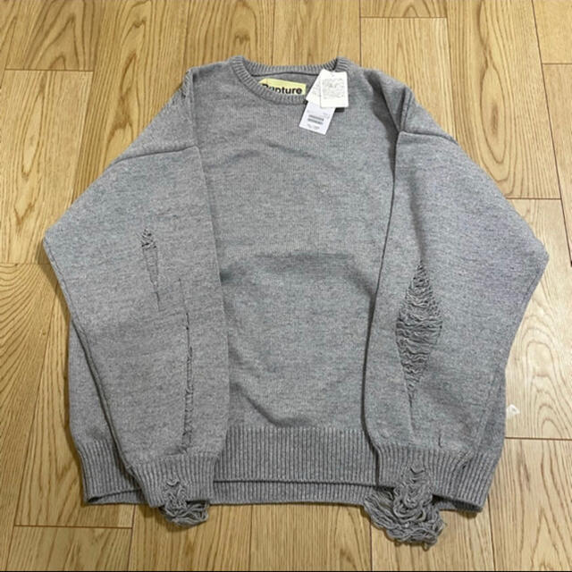 SSZ BEAMS KURSED KNIT サイズM グレー