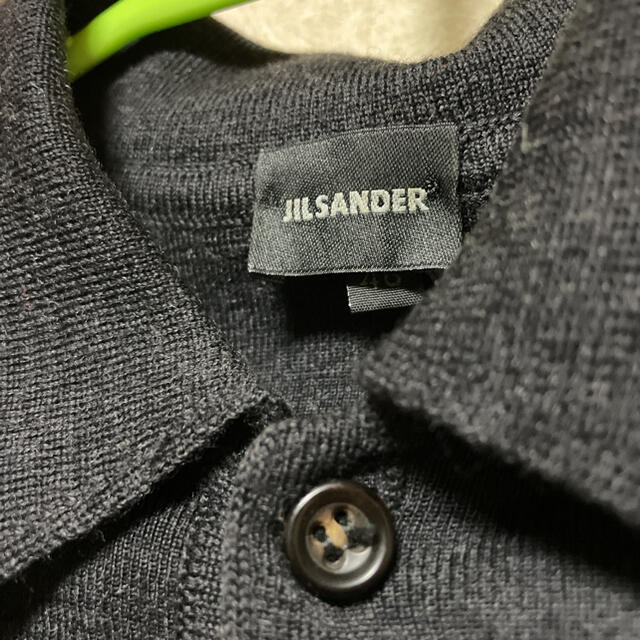 Jil Sander(ジルサンダー)の【定価恐らく8万円前後】最高級　JIL SANDER ヴァージンウールニットポロ メンズのトップス(ニット/セーター)の商品写真