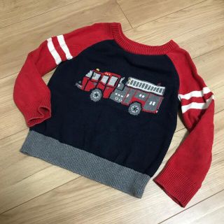 ベビーギャップ(babyGAP)のHaru様専用baby GAP 消防車柄ニット(ニット)